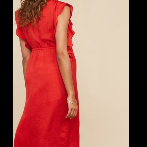 🎉Host Pick 10/29/19💃🏽Pretty Red Maternity Dress - Picture 4 of 4